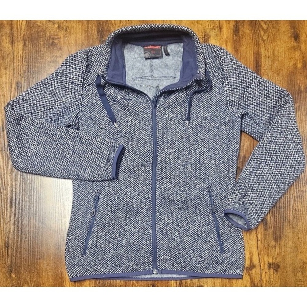 Mammut Kachemak Women's Full Zip Fleece‎ Lined Sweater Hoodie Jacket Size Small